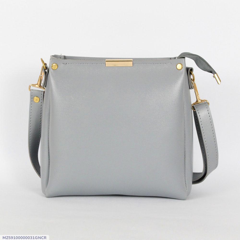 Girl's Rexine Plain Hand Bag