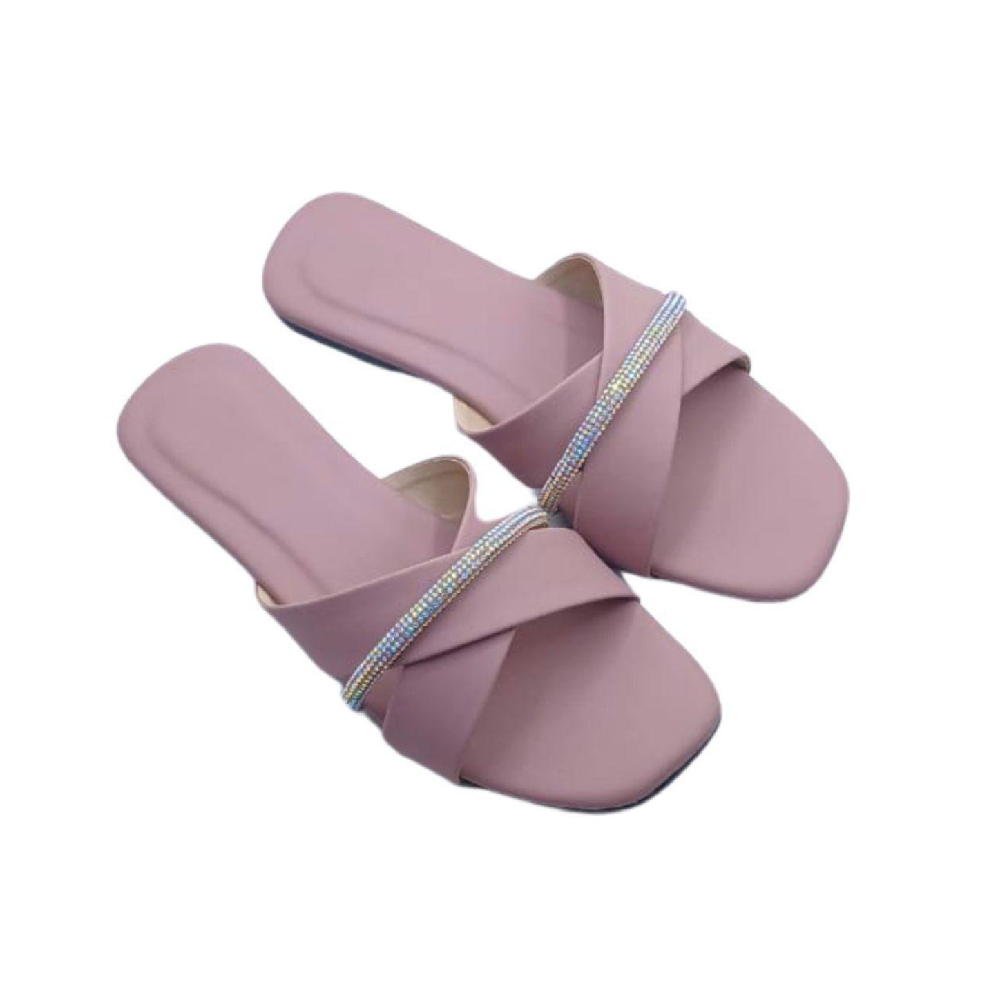 Stylish Women's Pink Rexine Casual Flats